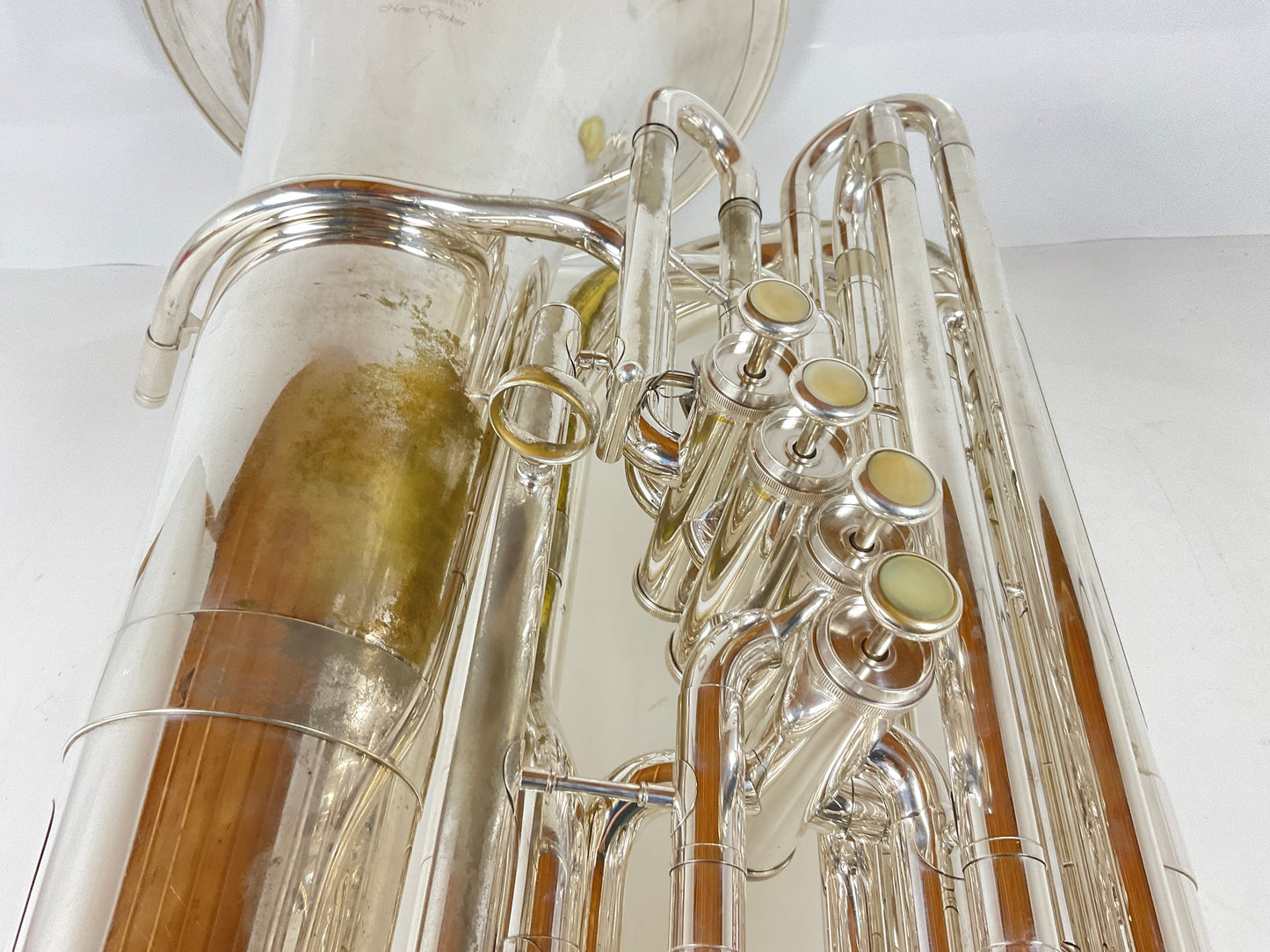 Used Miraphone CC1292-SP CC tuba (SN: 9081680)