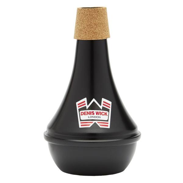 Sourdine d'entraînement en aluminium noir pour trompette Sib Denis Wick DW5526