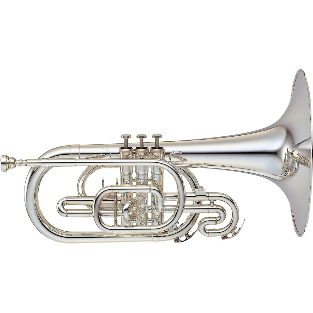 Yamaha Marching Mellophone, YMP-204M Silver