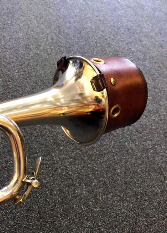 Eazy Bucket Trumpet Mute Leather Brown Standard