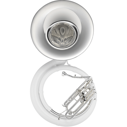 Jupiter JSP1010 BBb Fiberglass Sousaphone Silver Bell/ Valve