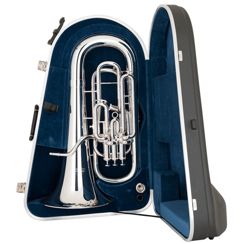 Miraphone 1258A 4 Valve Silver Plated Compensating Euphonium w/ case