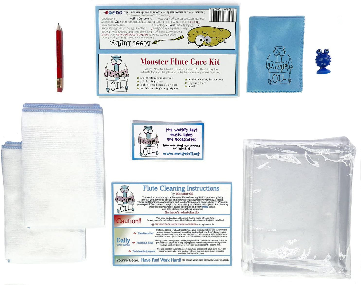 Monster Oil Flute Care Kit