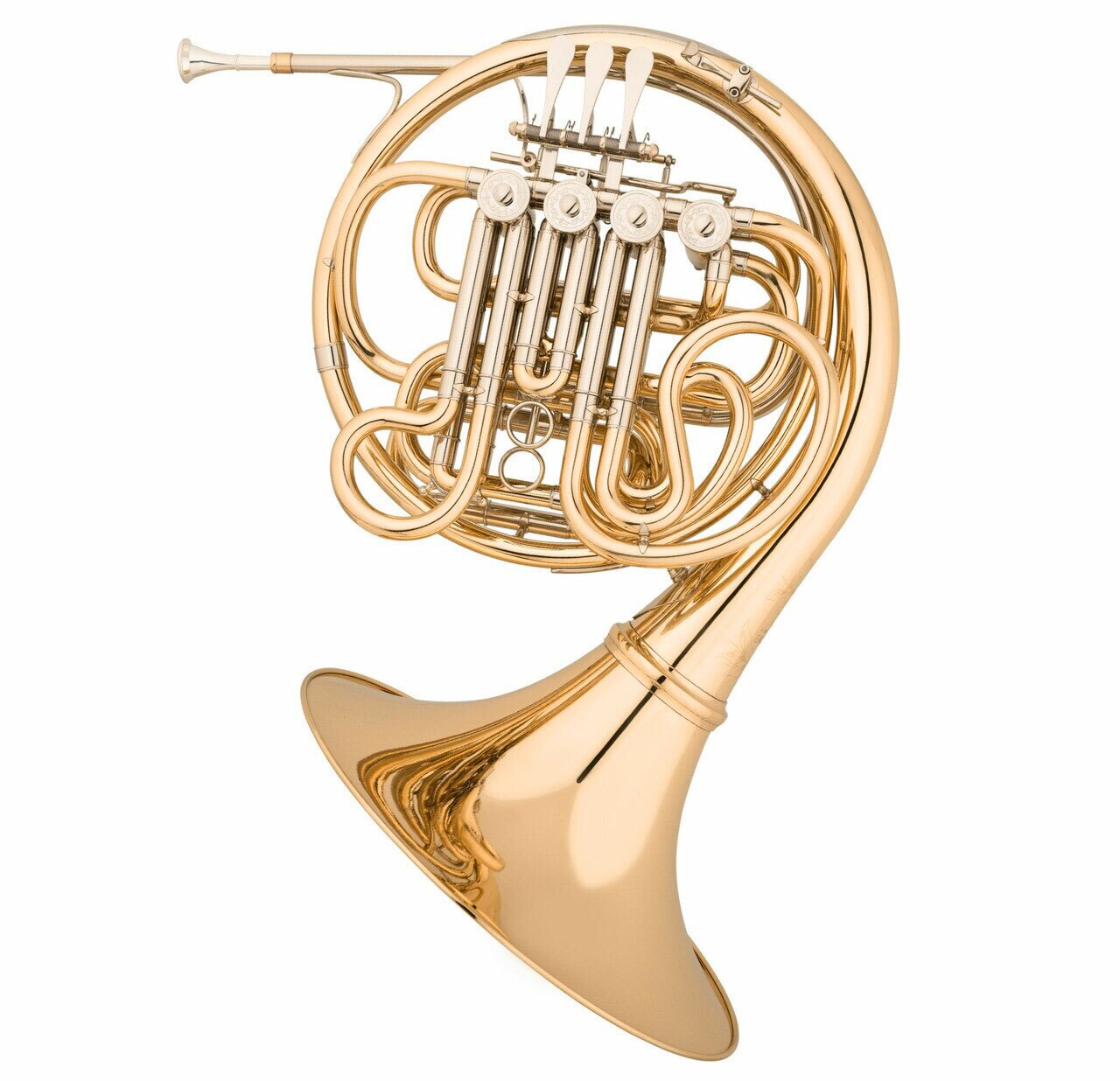 Eastman EFH683 French Horn Gold Brass, Cut Bell