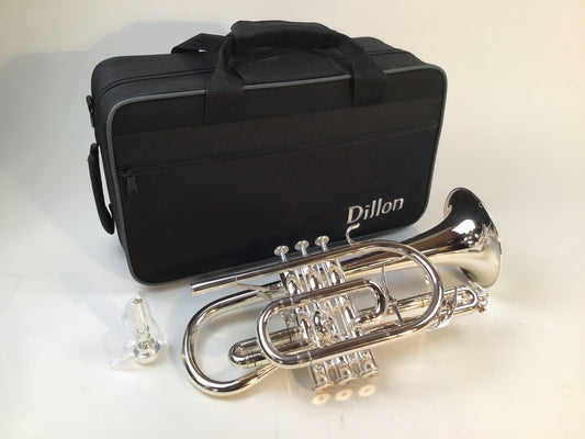 Dillon Bb Cornet Silver Plate
