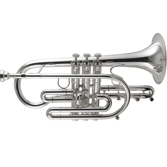 Getzen 800 Eterna Series Bb Cornet Silver Plate
