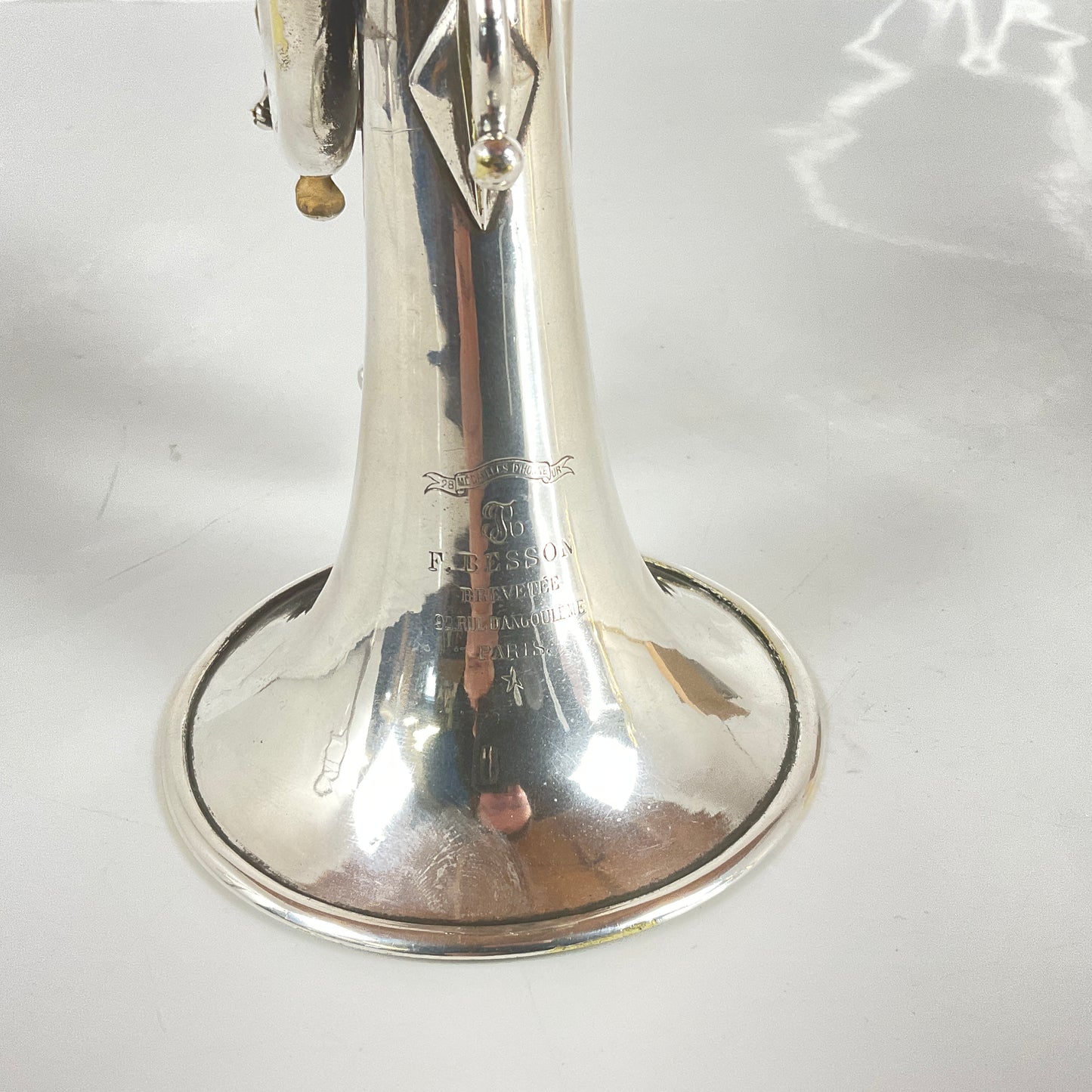 Used French Besson Brevetee Bb Cornet (SN: 13862)