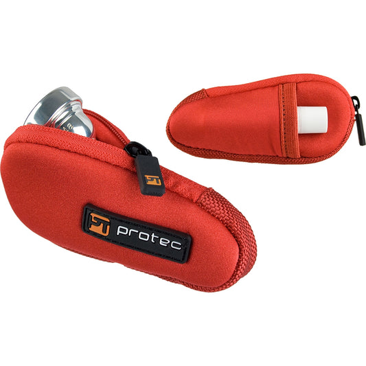 Protec Trumpet Neoprene Mouthpiece Pouch Red