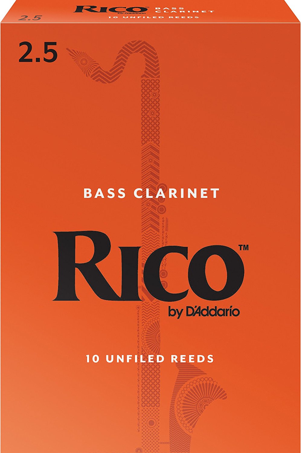 Rico Bass Clarinet Reeds, Box of 10 1.5