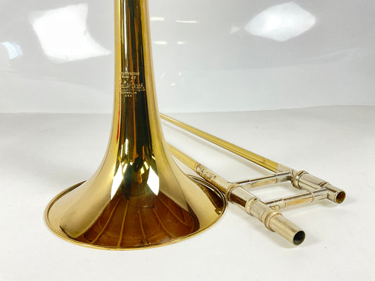 Used Bach 42BO Bb/F Tenor Trombone (SN:84064)