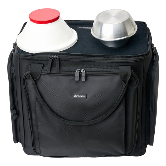 Protec M412 Bass Trombone Double Mute Bag, Modular Wall & Mute Holder