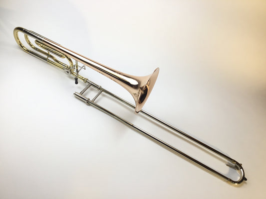 Dillon Bb/F Student Tenor Trombone- .500/.525 Bore, 8" Bell Rose Brass Bell