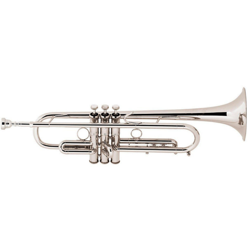 Bach Model LT1901B Commercial Bb Trumpet Large Silver Plate