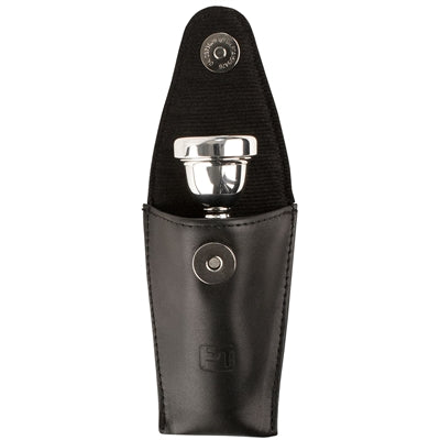 Protec L204 Large Brass Leather Mouthpieces Pouch Black