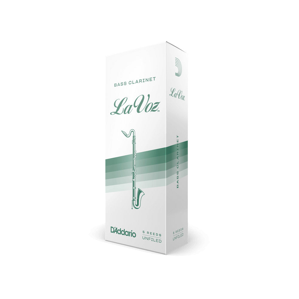 La Voz Bass Clarinet Reeds- 5 pack