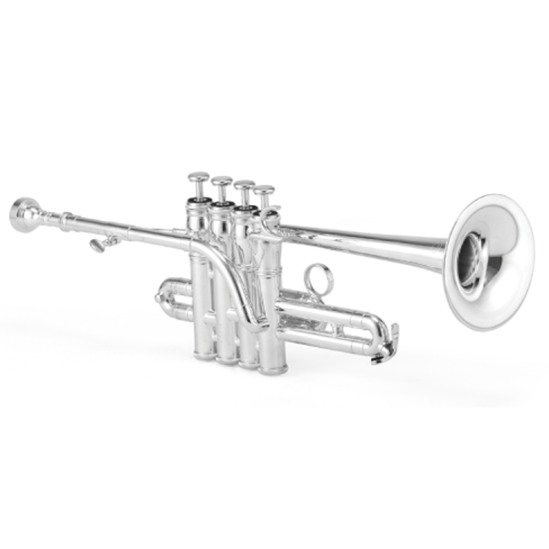 Jupiter 1700S XO Model Bb/A Silver-Plated Piccolo Trumpet