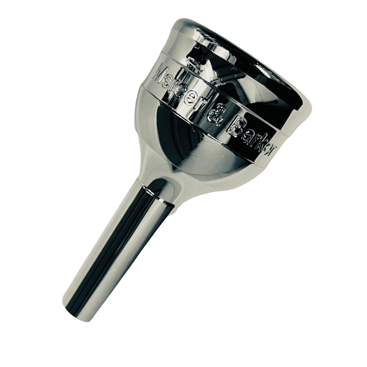 Mercer & Barker Bass Trombone Mouthpiece Silver Plate