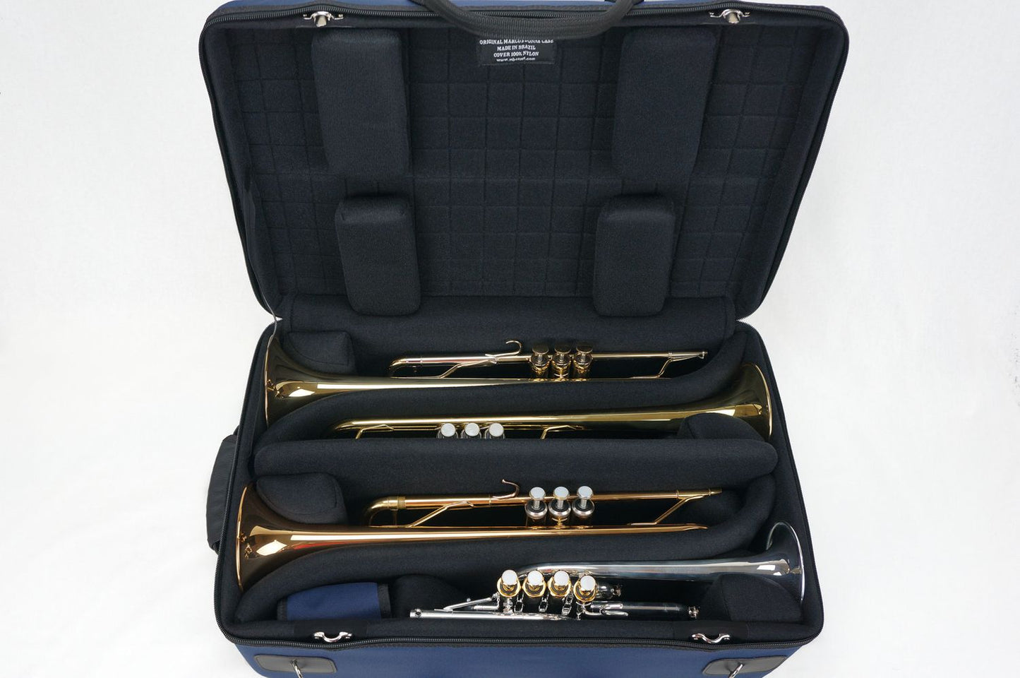 Marcus Bonna Soft Case for 4 Piston Trumpets Model MB - Black Nylon