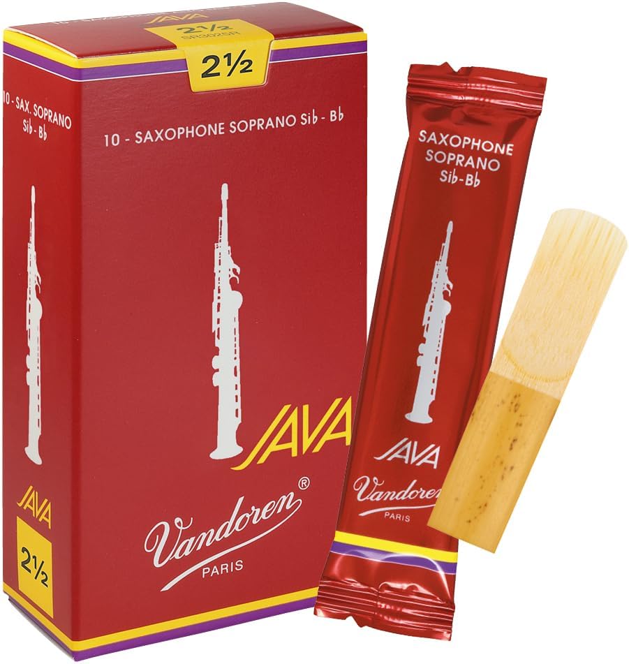Vandoren Soprano Sax Java Red Reeds