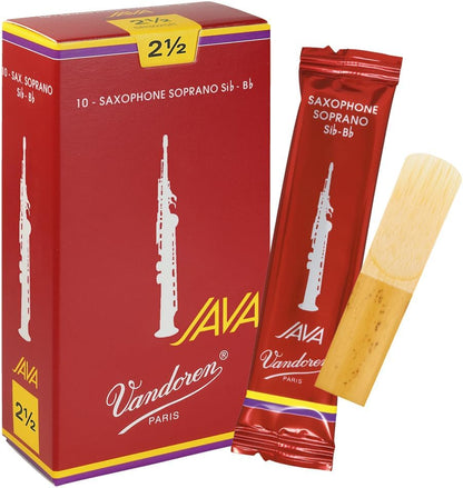 Vandoren Soprano Sax Java Red Reeds