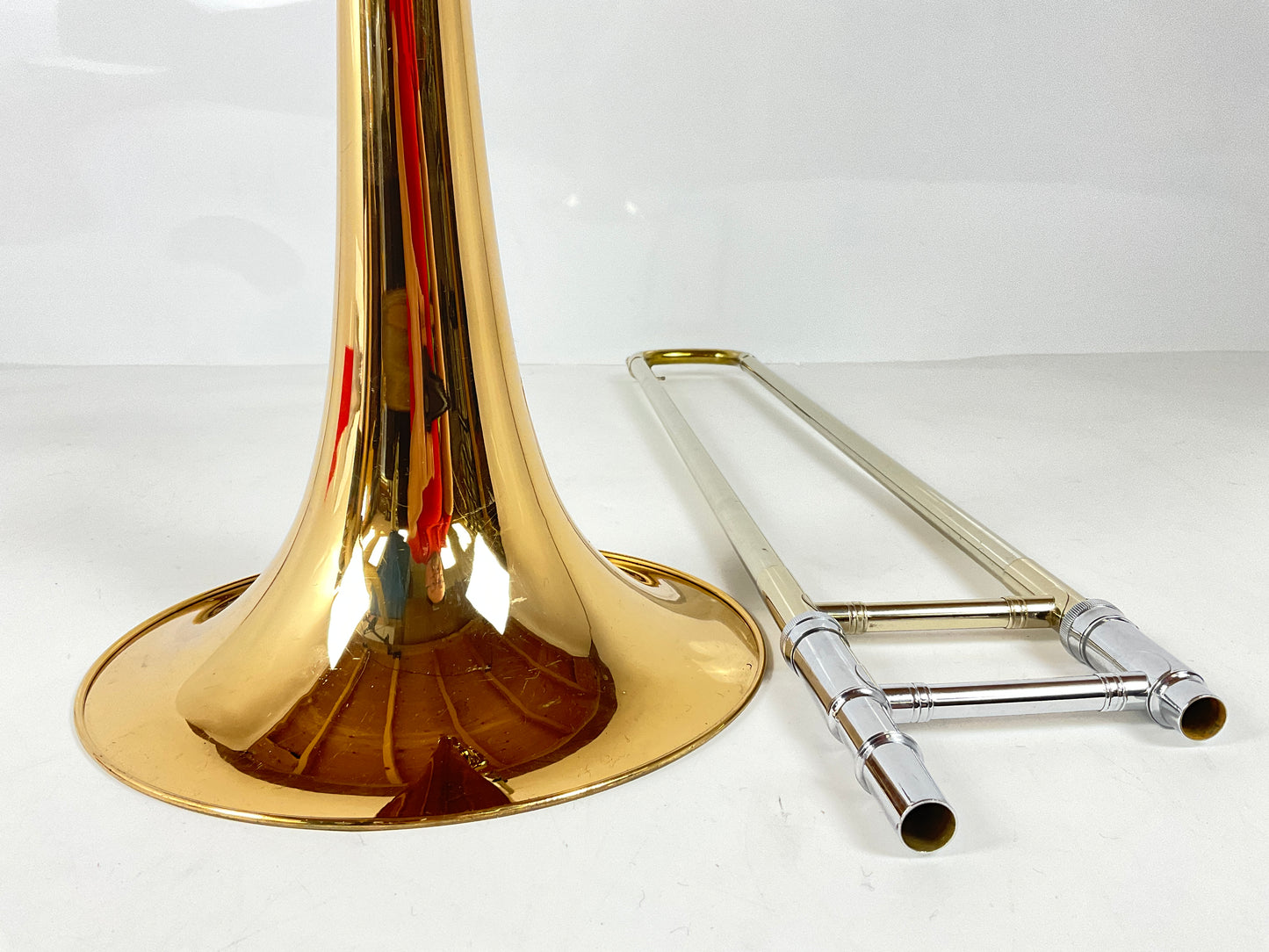Used Holton TR-181 Bb/F/Gb/D Independent Bass Trombone (SN: 639775)