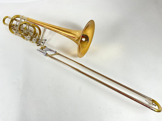 Used Holton TR-181 Bb/F/Gb/D Independent Bass Trombone (SN: 639775)