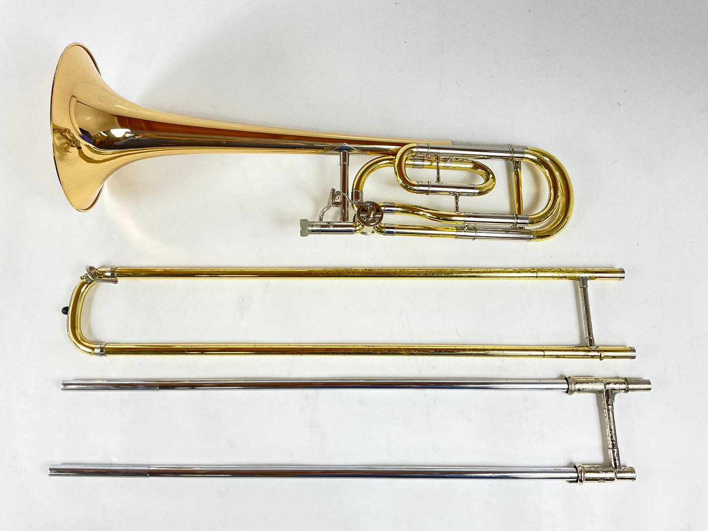 Used Yamaha YSL-820GII Bb/F Tenor Trombone (SN: 404407)