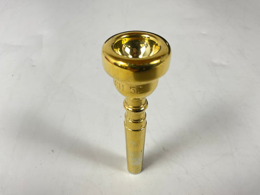 Used Bach 5C Trumpet, Gold Plate [35067]