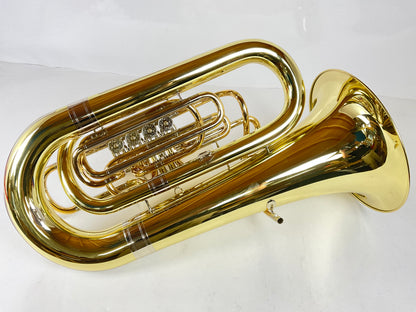 Miraphone 494 Hagen BBb tuba Yellow body Gold machine