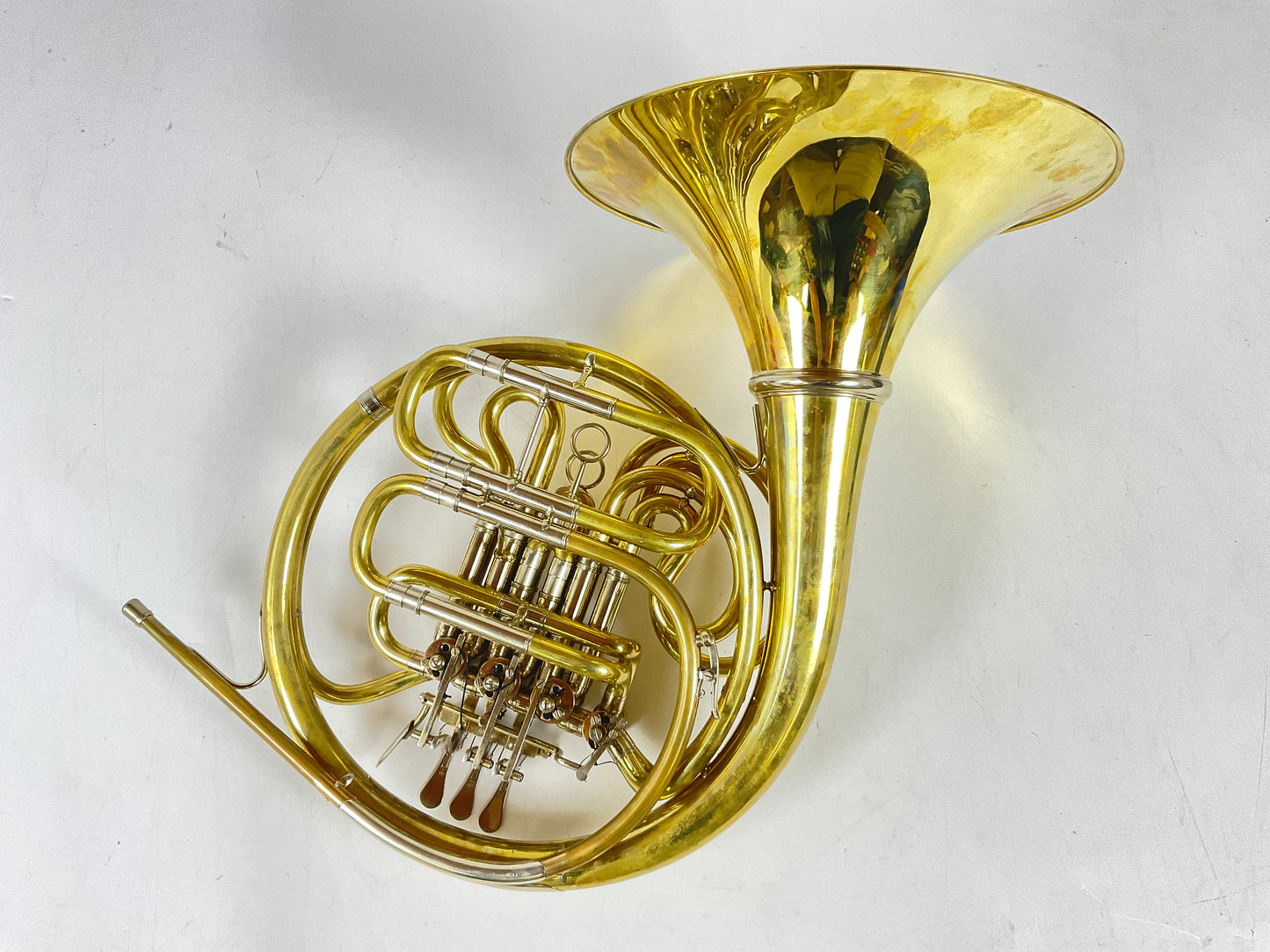 Used Ricco Kuhn 293 F/Bb Double French Horn (SN: 1891207)