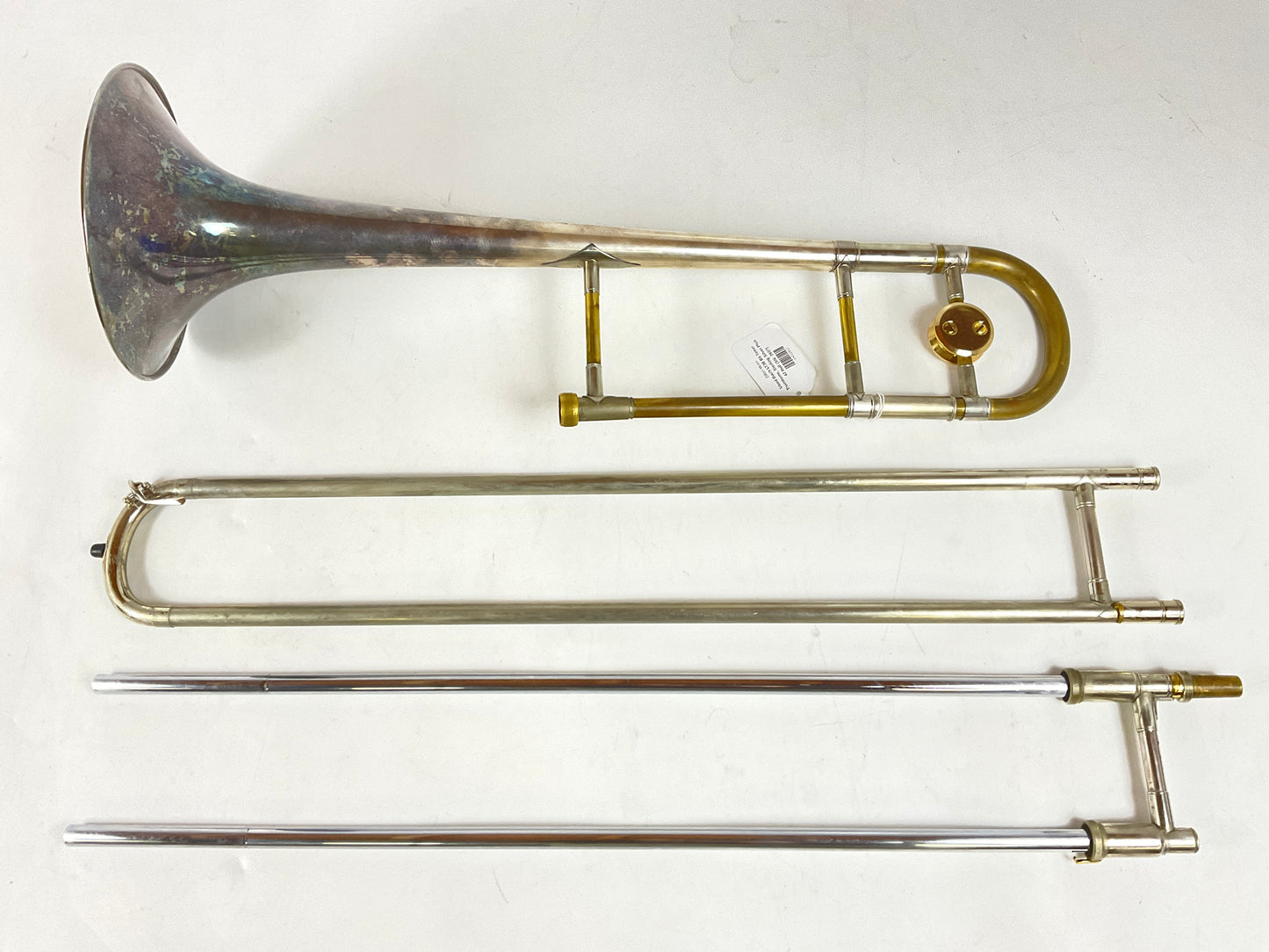 Used Bach "New York" LT36 Bb Tenor Trombone, Sterling Silver Plus 42 Bell (SN: 3937)