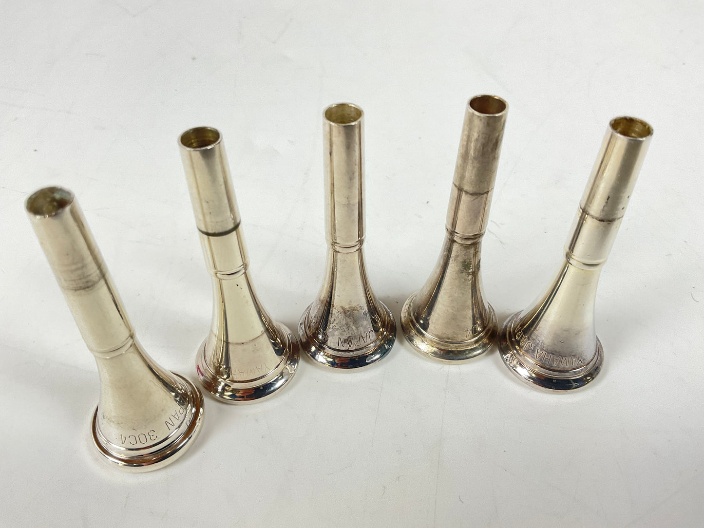 Used French Horn Mouthpiece Lot 2: Five Yamaha Mouthpieces [14842]