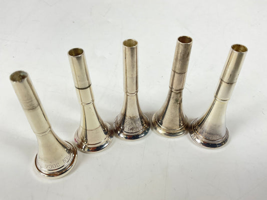 Used French Horn Mouthpiece Lot 2: Five Yamaha Mouthpieces [14842]