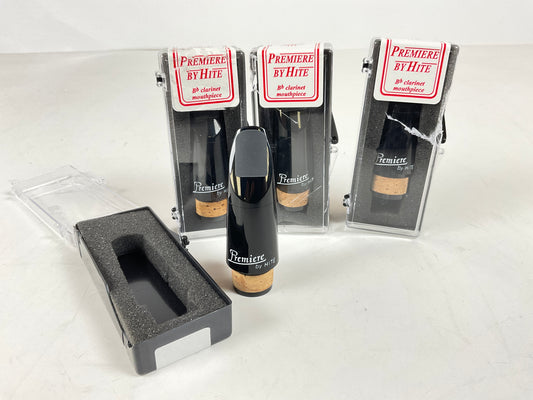 Lot of 4 Bb Clarinet Hite 111 Mouthpieces - AS IS [84652]