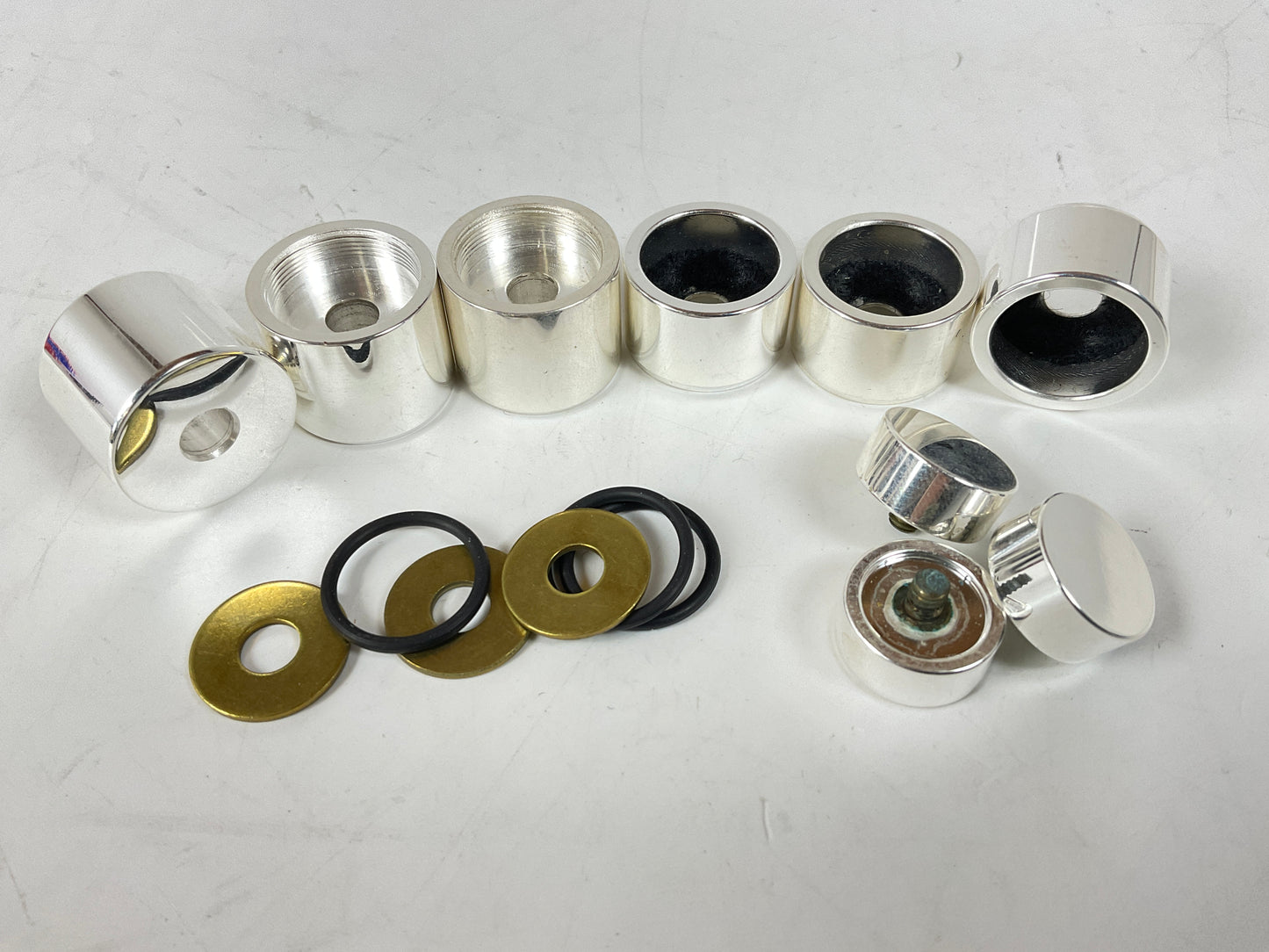 Used Curry XXCaps Trim Kit, Yamaha Silver Plate [79590]