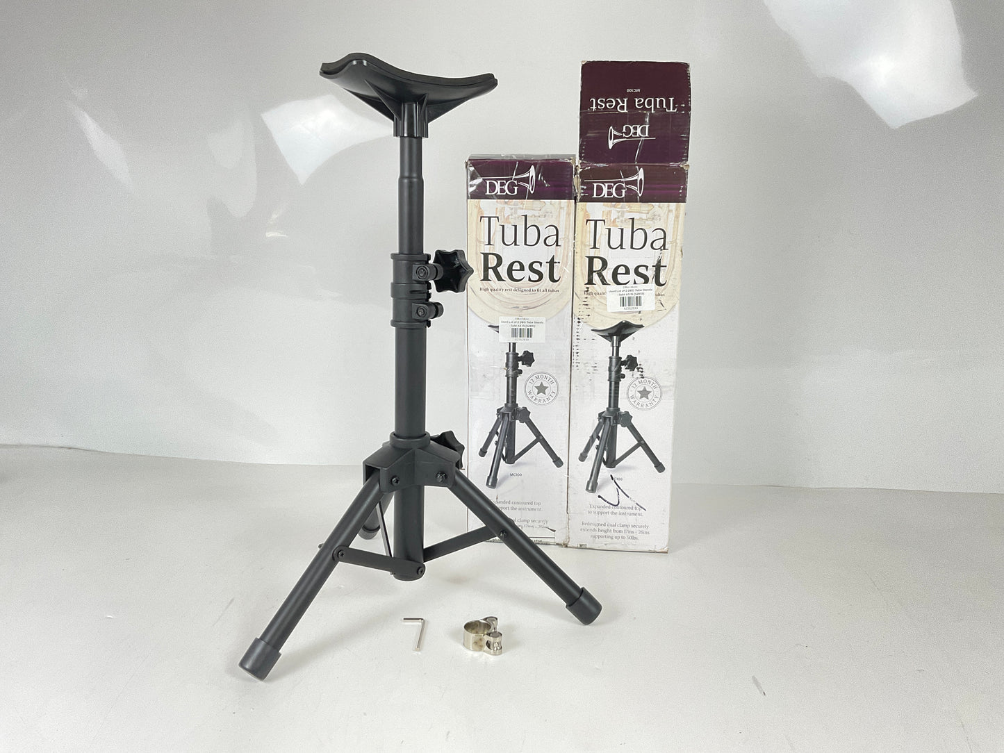 Used Lot of 2 DEG Tuba Stands - Sold AS IS [52933]