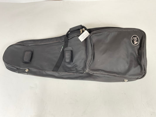 Used Marcus Bonna Tenor Trombone Case Cover, Black Leather [10493]