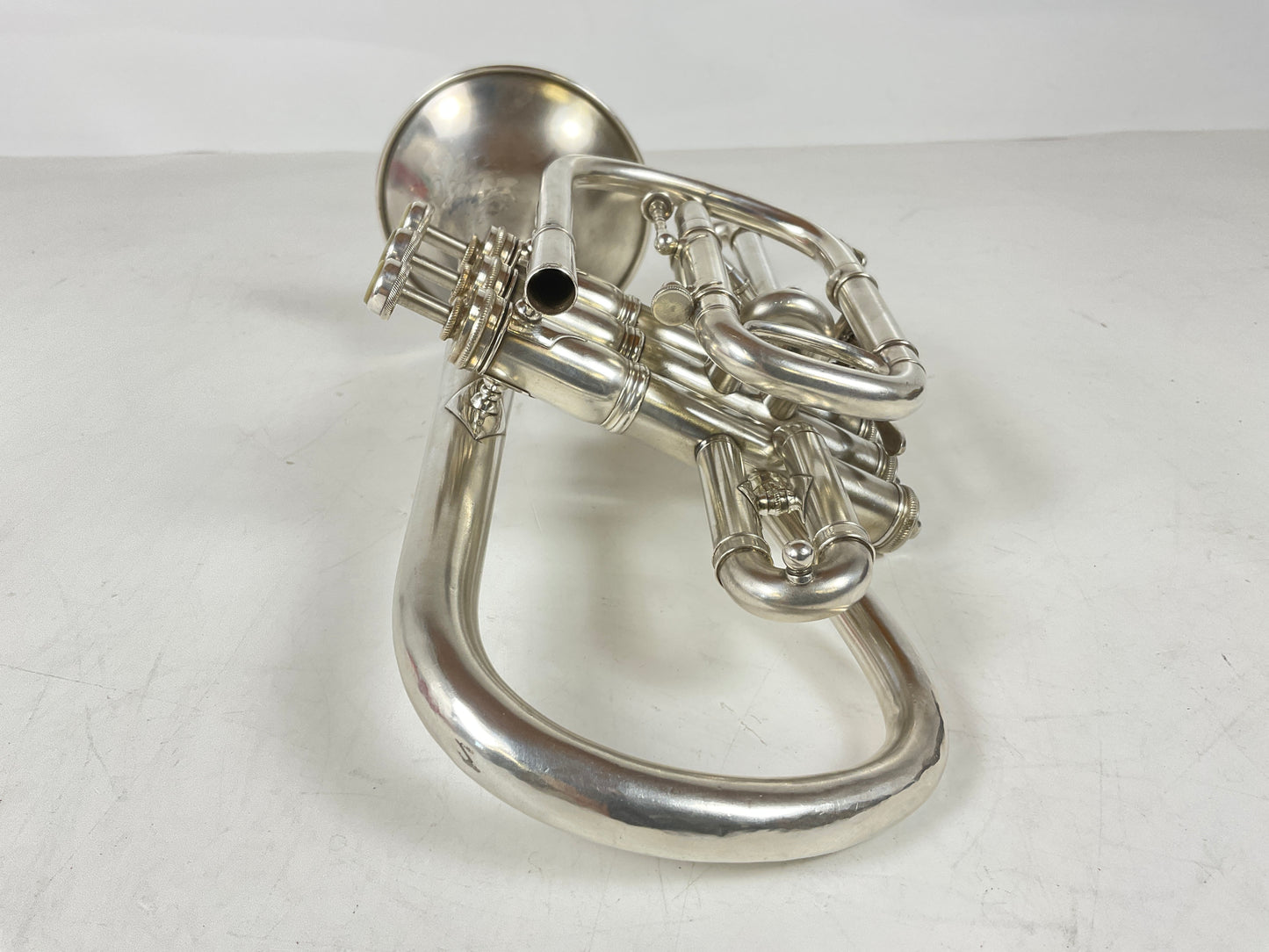 Used C.G. Conn "New York Wonder" Bb/A Cornet (SN: 70075)