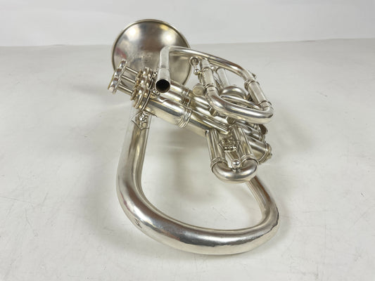 Used C.G. Conn "New York Wonder" Bb/A Cornet (SN: 70075)