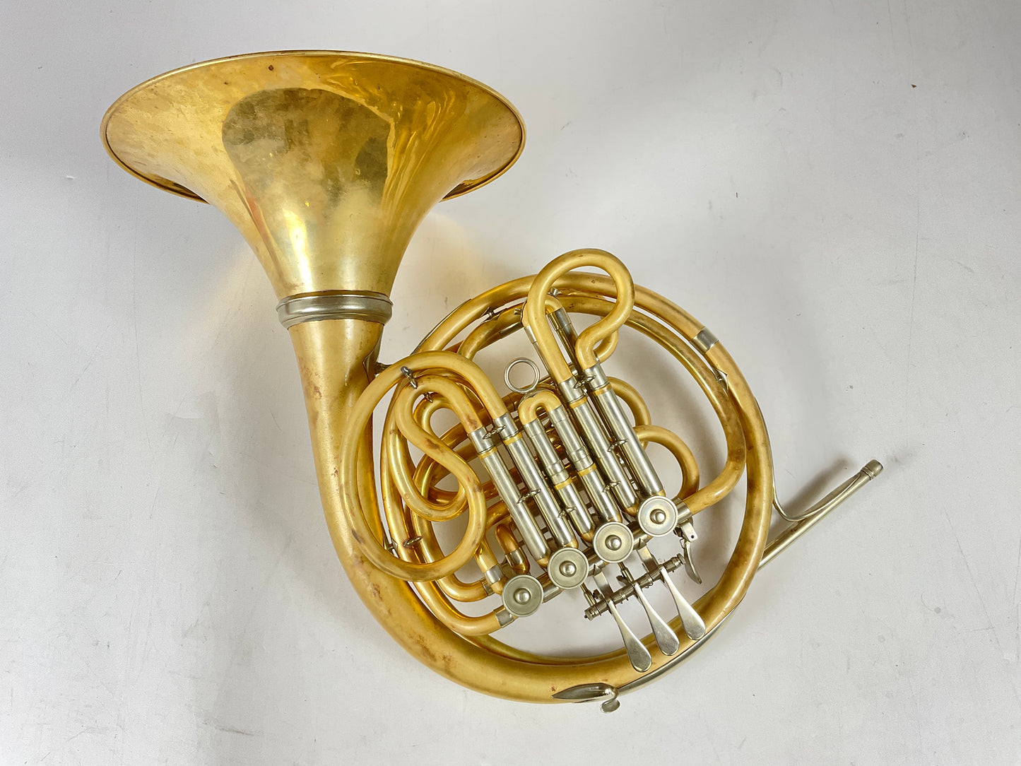 Used Hans Hoyer 801 F/Bb Double French Horn (SN: 243174M)