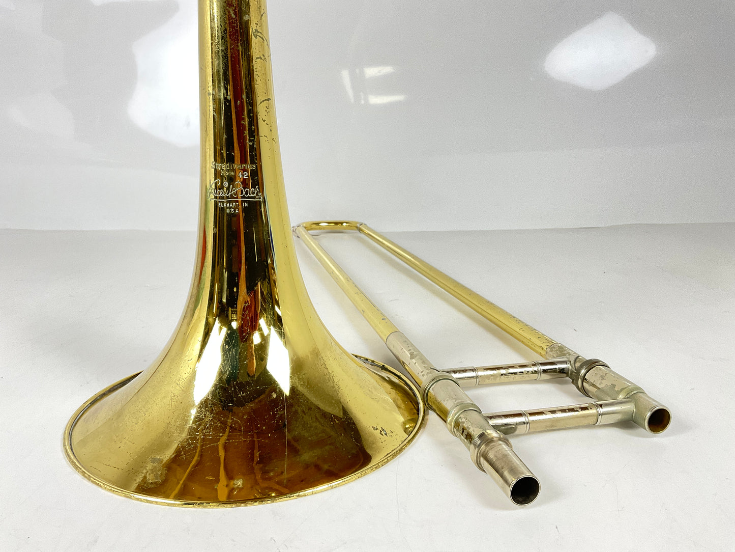 Used Bach 42BO Bb/F Tenor Trombone (SN: 150299)