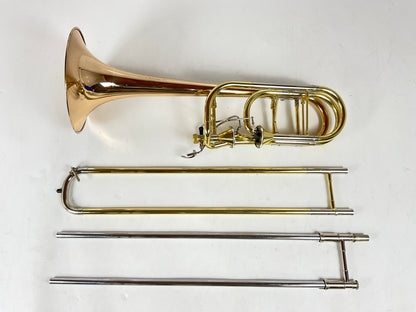 Used Edwards B454-DE Bb/F/Gb/D Bass Trombone (SN: 0711043)