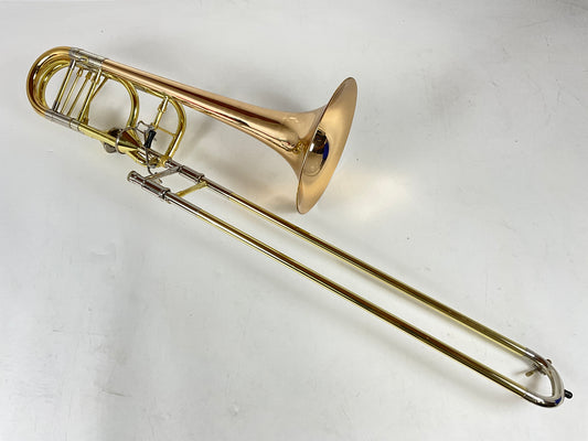 Used Edwards B454-DE Bb/F/Gb/D Bass Trombone (SN: 0711043)