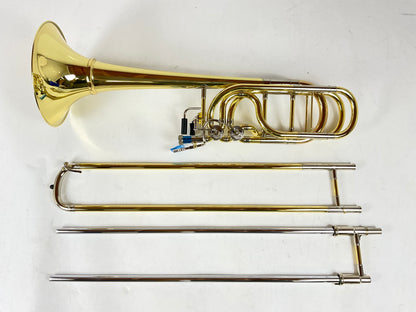 Used Yamaha YBL-835D Bb/F/Gb/D Bass Trombone (SN: 928277)