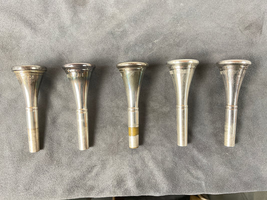 Used French Horn Mouthpiece Lot 3: Five Yamaha Mouthpieces [01281]