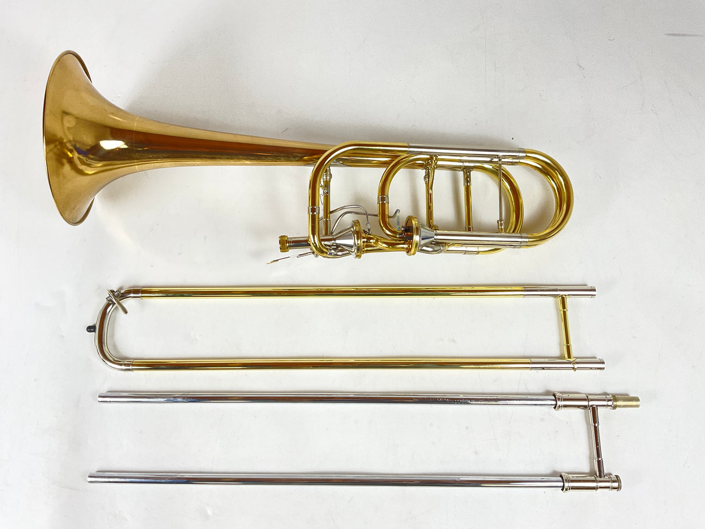 Used Osmun Bb/F/Gb/D Bass Trombone w/Edwards Handslide (SN: B675)