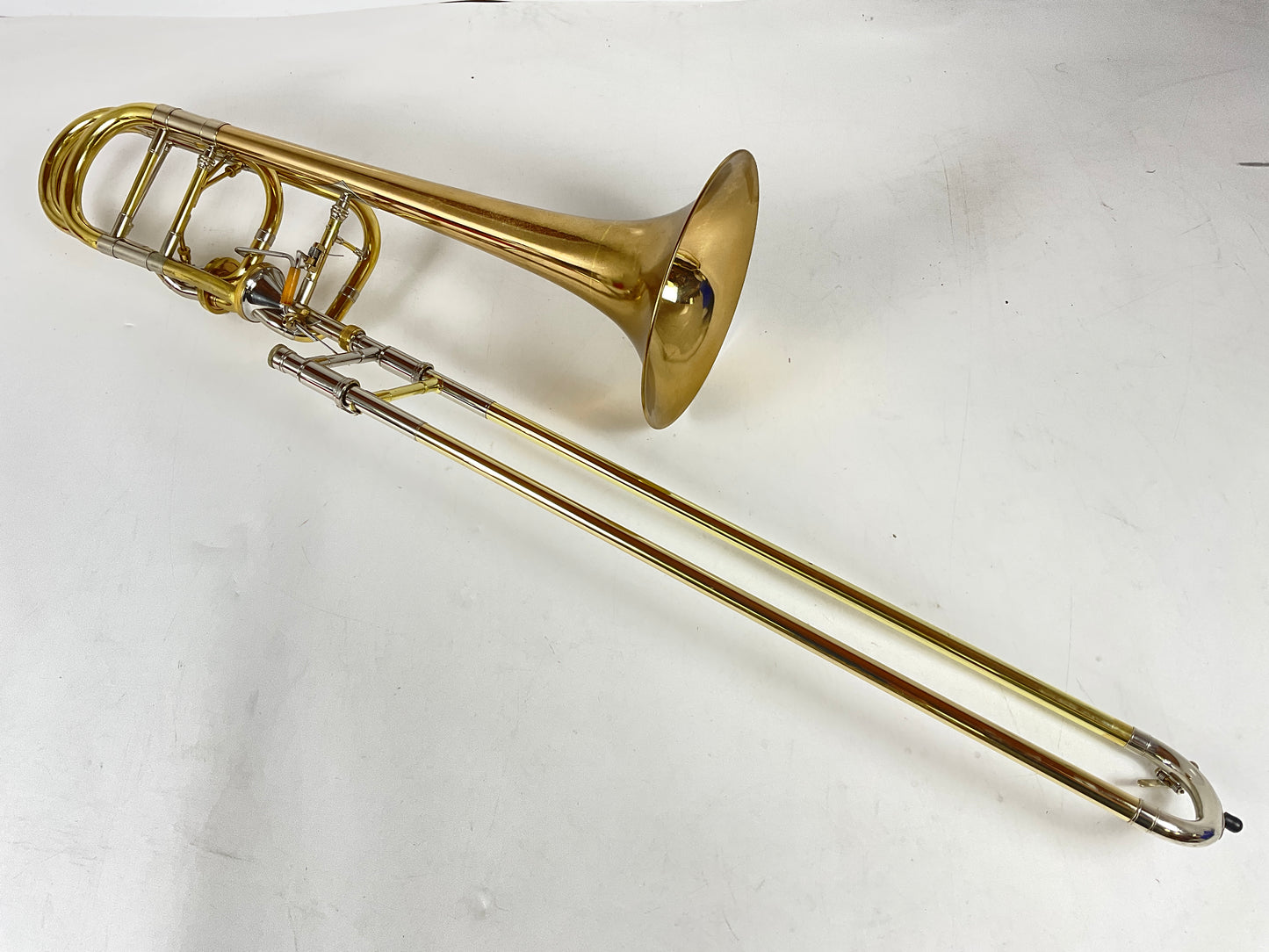 Used Osmun Bb/F/Gb/D Bass Trombone w/Edwards Handslide (SN: B675)