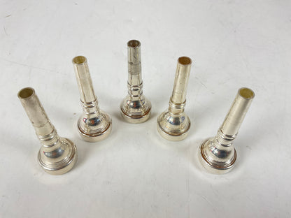 Used Cornet Mouthpiece Lot 1: Five Bach Cornet [68554]