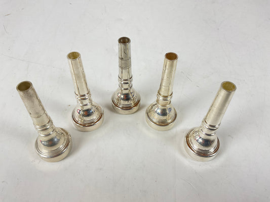 Used Cornet Mouthpiece Lot 1: Five Bach Cornet [68554]