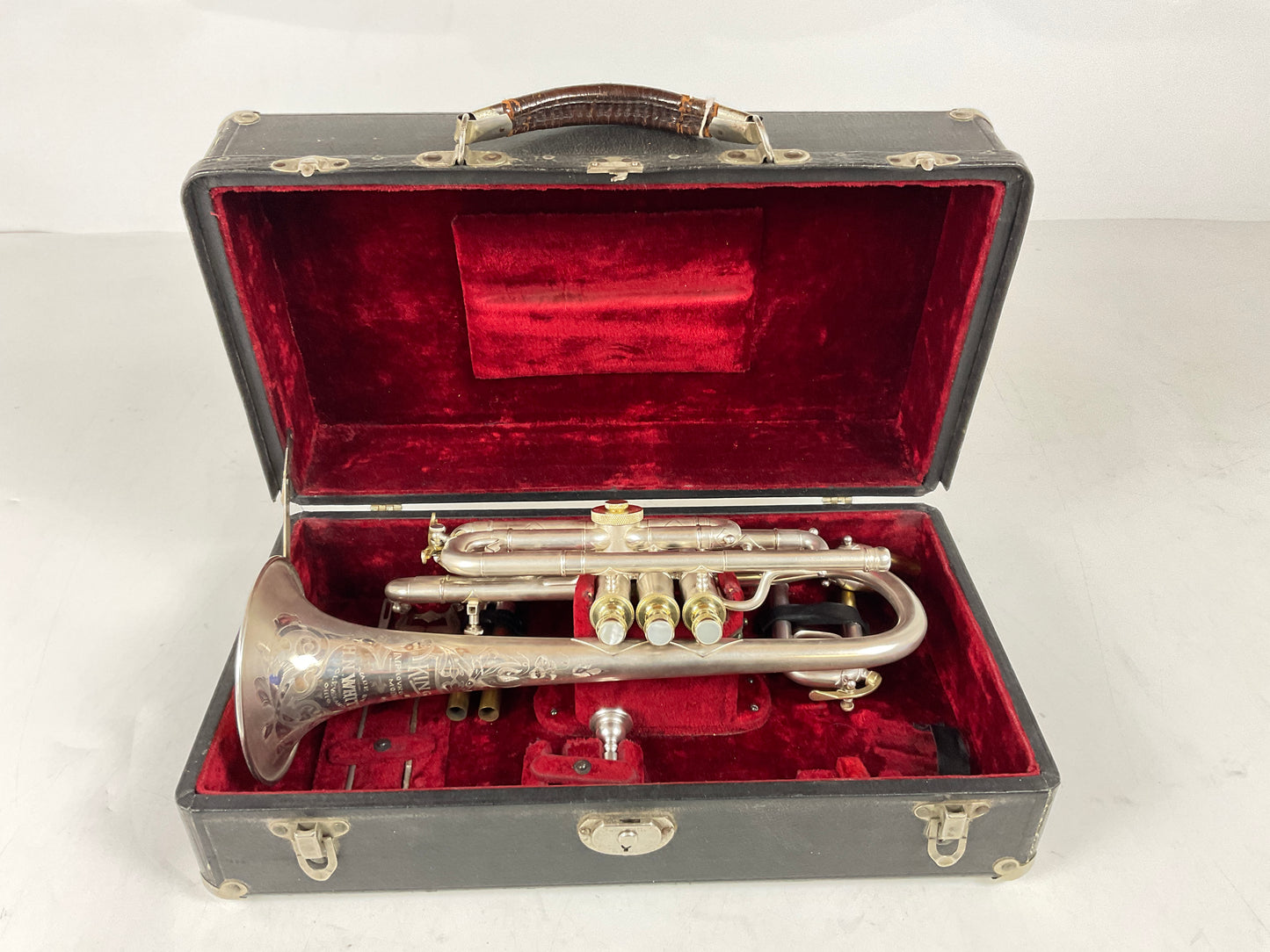 Used King Improved Model Bb/C Cornet (SN: 10557)